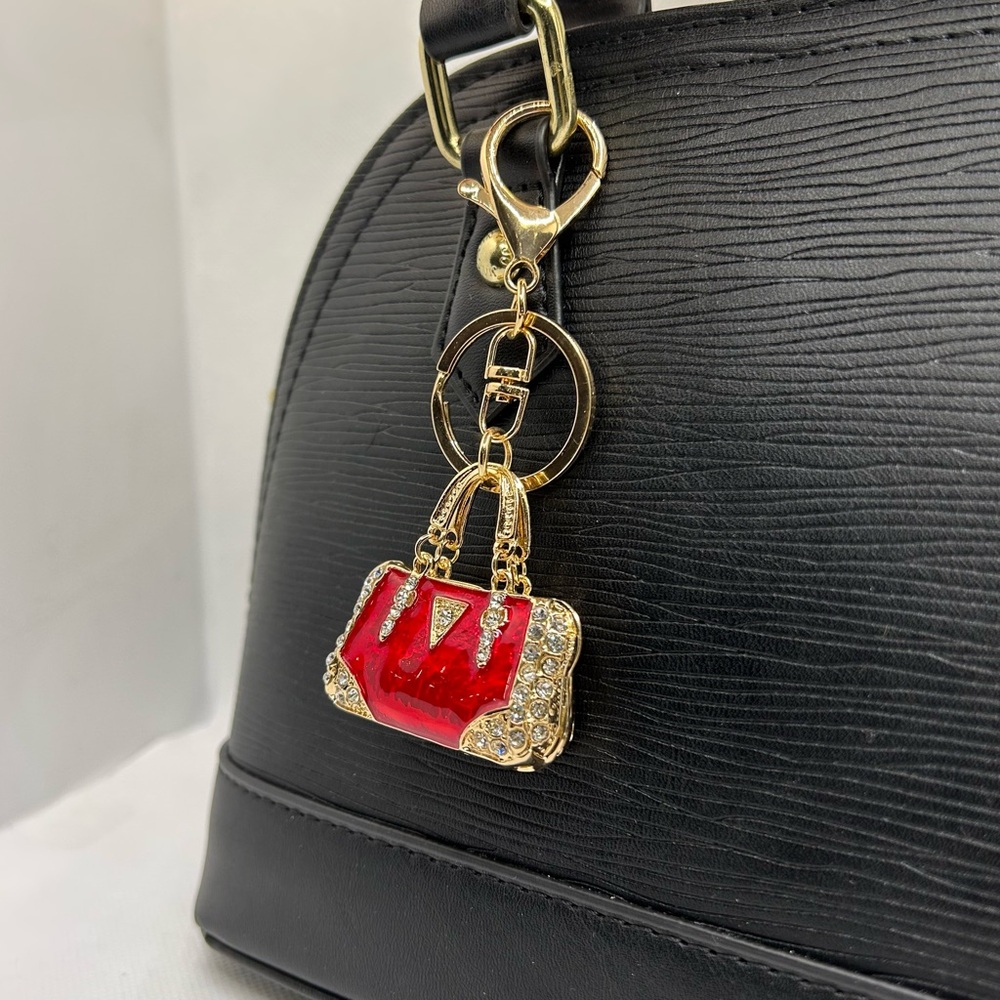 Mini Designer Handbag Bling Bag Charm